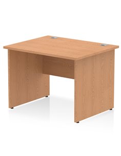 Dynamic Impulse 1000 x 800mm Straight Office Desk Oak Top Panel End Leg MI000827
