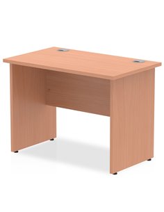 Dynamic Impulse 1000 x 600mm Straight Office Desk Beech Top Panel End Leg MI001728