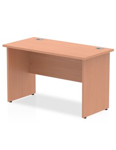Dynamic Impulse 1200 x 600mm Straight Office Desk Beech Top Panel End Leg MI001729