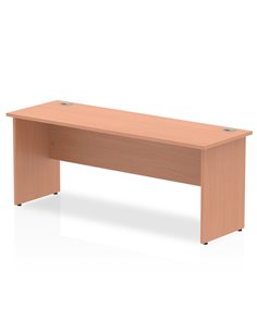 Dynamic Impulse 1800 x 600mm Straight Office Desk Beech Top Panel End Leg MI001732