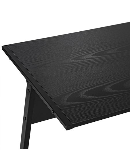 HOMCOM L Shape Computer Desk Corner Display Table Laptop Study Desk Minimalist Space Saving Wood Steel Gaming PC Workstation for - pic 7666 | FastDaddyshop