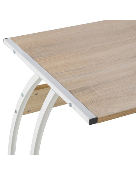 HOMCOM L Shape Computer Desk Corner Display Table Laptop Study Desk Minimalist Space Saving Wood Steel Gaming PC Workstation 112 - pic 7673 | FastDaddyshop