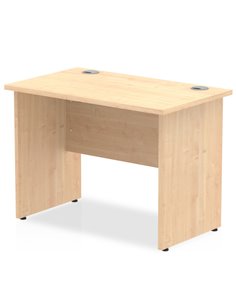 Dynamic Impulse 1000 x 600mm Straight Office Desk Maple Top Panel End Leg MI002471