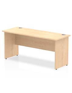 Dynamic Impulse 1600 x 600mm Straight Office Desk Maple Top Panel End Leg MI002474