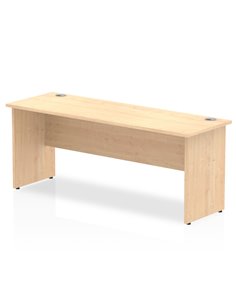 Dynamic Impulse 1800 x 600mm Straight Office Desk Maple Top Panel End Leg MI002475