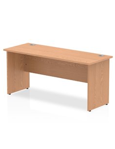 Dynamic Impulse 1600 x 600mm Straight Office Desk Oak Top Panel End Leg MI002700