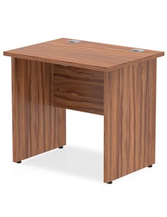 Dynamic Impulse 800 x 600mm Straight Office Desk Walnut Top Panel End Leg MI002891