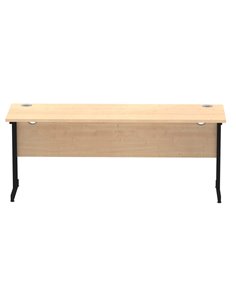 Dynamic Impulse 1800 x 600mm Straight Office Desk Maple Top Black Cantilever Leg MI003250 2
