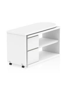Dynamic Fleur Smart Storage Office Desk White HO00101