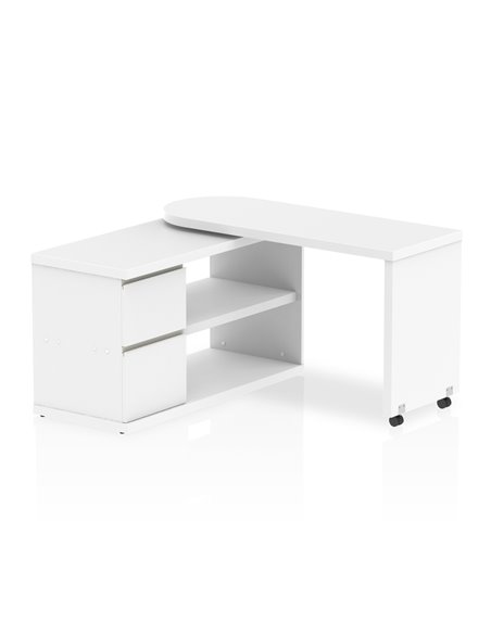 Dynamic Fleur Smart Storage Office Desk White HO00101 - pic 77495 | FastDaddyshop