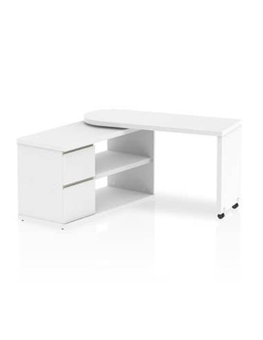 Dynamic Fleur Smart Storage Office Desk White HO00101