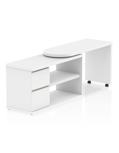 Dynamic Fleur Smart Storage Office Desk White HO00101