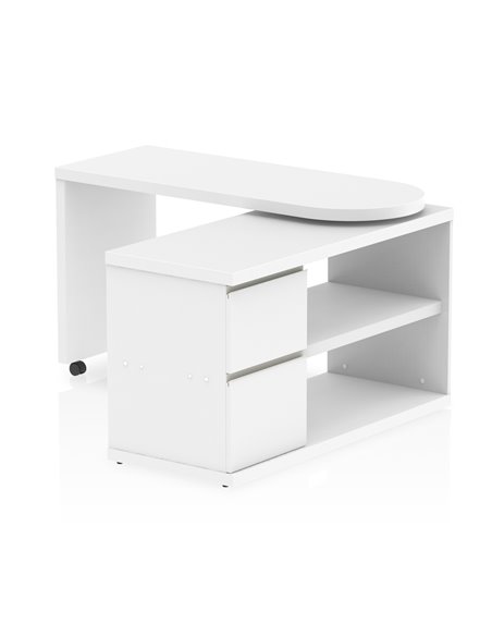 Dynamic Fleur Smart Storage Office Desk White HO00101 - pic 77498 | FastDaddyshop