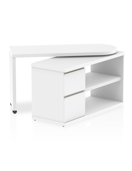Dynamic Fleur Smart Storage Office Desk White HO00101 - pic 77499 | FastDaddyshop