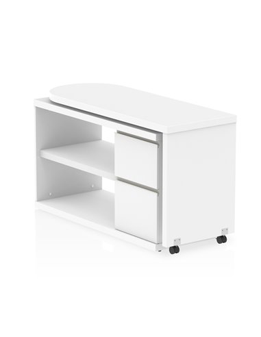 Dynamic Fleur Smart Storage Office Desk White HO00101