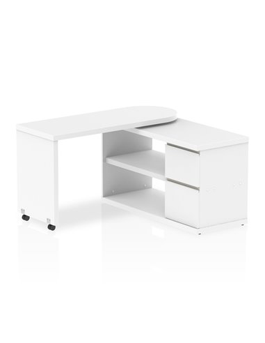 Dynamic Fleur Smart Storage Office Desk White HO00101