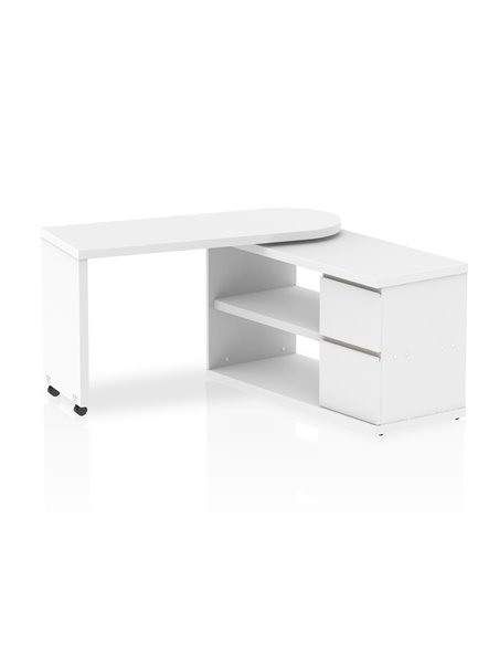 Dynamic Fleur Smart Storage Office Desk White HO00101 - pic 77502 | FastDaddyshop