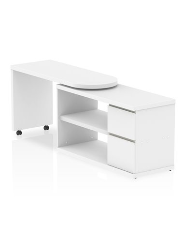 Dynamic Fleur Smart Storage Office Desk White HO00101