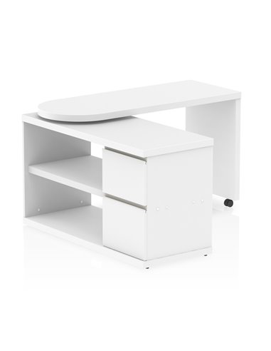 Dynamic Fleur Smart Storage Office Desk White HO00101