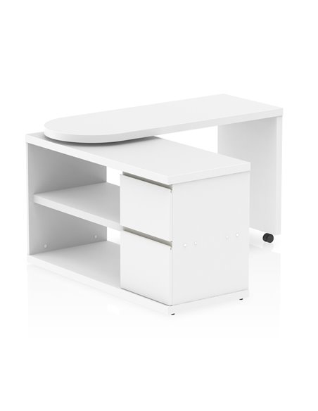 Dynamic Fleur Smart Storage Office Desk White HO00101 - pic 77504 | FastDaddyshop