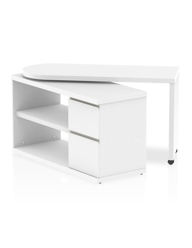 Dynamic Fleur Smart Storage Office Desk White HO00101