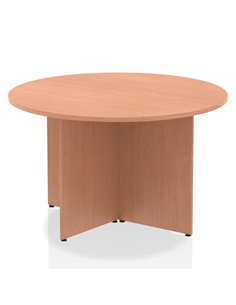 Dynamic Impulse 1200mm Round Table Beech Top Arrowhead Leg I003400