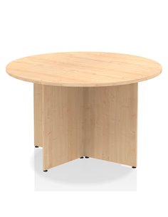 Dynamic Impulse 1200mm Round Table Maple Top Arrowhead Leg I003401
