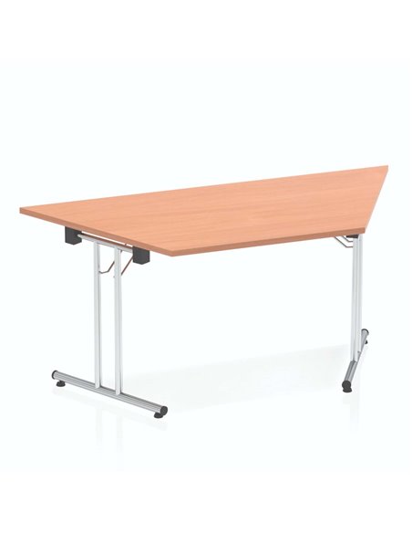 Dynamic Impulse 1600mm Folding Trapezium Table Beech Top I000693 - pic 79051 | FastDaddyshop