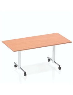 Dynamic Impulse 1600mm Flip Top Rectangular Table Beech Top I000695