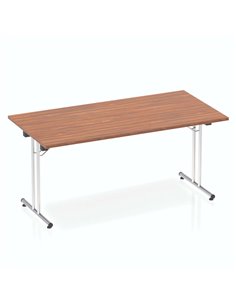 Dynamic Impulse 1600mm Folding Rectangular Table Walnut Top I000700