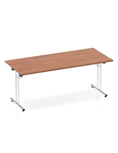 Dynamic Impulse 1800mm Folding Rectangular Table Walnut Top I000701