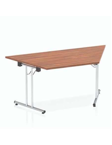Dynamic Impulse 1600mm Folding Trapezium Table Walnut Top I000702 - pic 79058 | FastDaddyshop