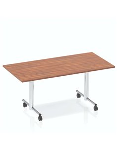 Dynamic Impulse 1600mm Flip Top Rectangular Table Walnut Top I000704