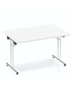 Dynamic Impulse 1200mm Folding Rectangular Table White Top I000708