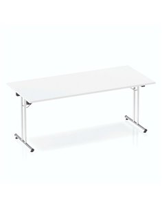 Dynamic Impulse 1800mm Folding Rectangular Table White Top I000710