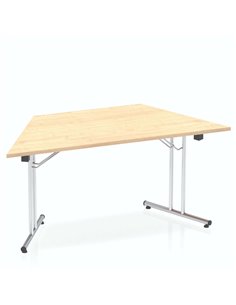 Dynamic Impulse 1600mm Folding Trapezium Table Maple Top I000720