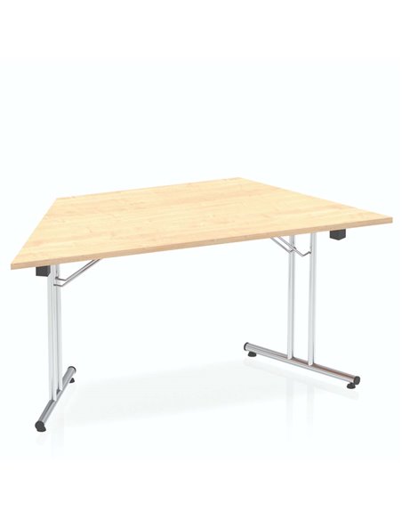 Dynamic Impulse 1600mm Folding Trapezium Table Maple Top I000720 - pic 79071 | FastDaddyshop