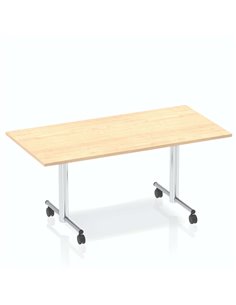 Dynamic Impulse 1600mm Flip Top Rectangular Table Maple Top I000722