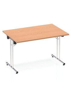 Dynamic Impulse 1200mm Folding Rectangular Table Oak Top I000796