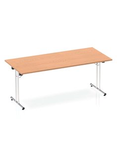 Dynamic Impulse 1800mm Folding Rectangular Table Oak Top I000798