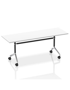 Dynamic Impulse 1800mm Flip Top Rectangular Table White Top I004313