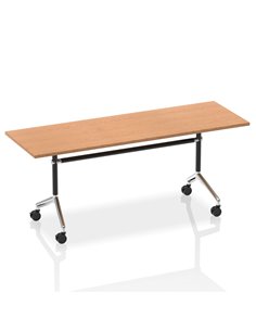 Dynamic Impulse 1800mm Flip Top Rectangular Table Oak Top I004315