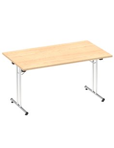Dynamic Impulse 1400mm Folding Rectangular Table Maple Top I004320