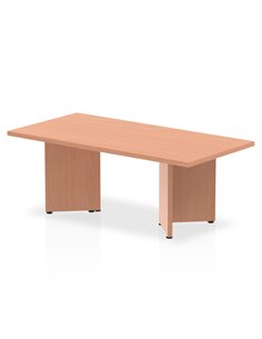 Dynamic Impulse 1200mm Coffee Table Beech Top Arrowhead Leg I003415