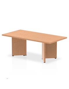 Dynamic Impulse 1200mm Coffee Table Oak Top Arrowhead Leg I003417