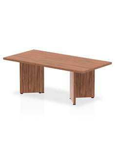 Dynamic Impulse 1200mm Coffee Table Walnut Top Arrowhead Leg I003419