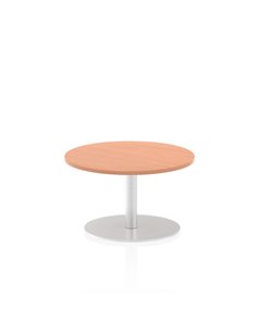 Dynamic Italia 600mm Poseur Round Table Beech Top 475mm High Leg ITL0100