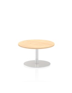 Dynamic Italia 600mm Poseur Round Table Maple Top 475mm High Leg ITL0103