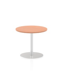 Dynamic Italia 600mm Poseur Round Table Beech Top 720mm High Leg ITL0106