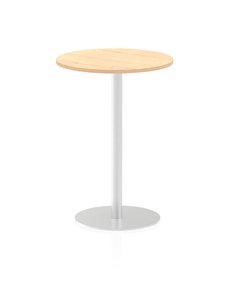 Dynamic Italia 600mm Poseur Round Table Maple Top 1145mm High Leg ITL0115